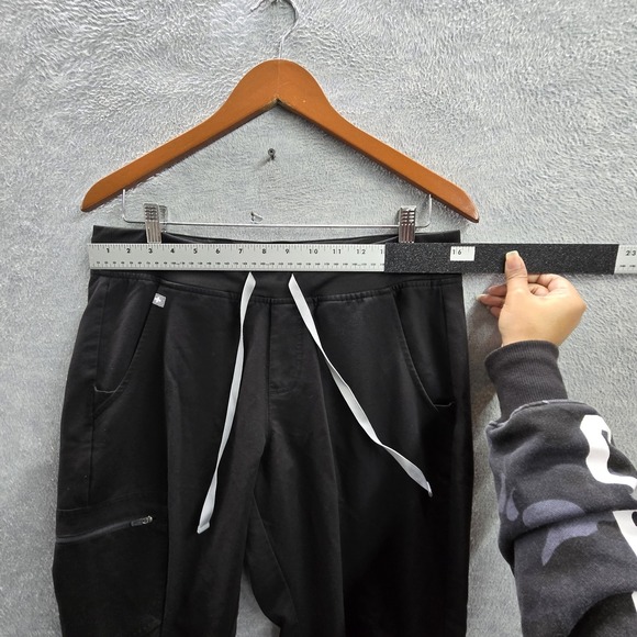 FIGS Women Scrub Pants M/P Black High Waisted Zamora Jogger PO#1557 - Picture 11 of 16